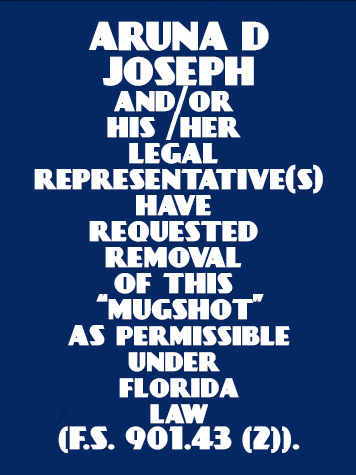  ARUNA D JOSEPH Results from Palm Beach County Florida for  ARUNA D JOSEPH