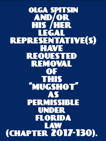  OLGA SPITSIN Results from Palm Beach County Florida for  OLGA SPITSIN