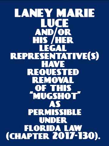  LANEY MARIE LUCE Results from Palm Beach County Florida for  LANEY MARIE LUCE