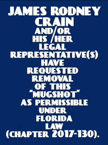  JAMES RODNEY CRAIN Results from Palm Beach County Florida for  JAMES RODNEY CRAIN