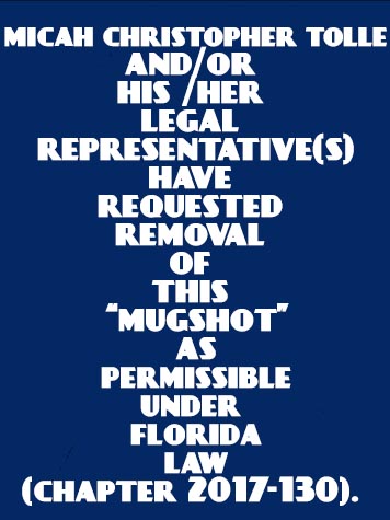  MICAH CHRISTOPHER TOLLE Resultados de la busqueda para Palm Beach County Florida para  MICAH CHRISTOPHER TOLLE