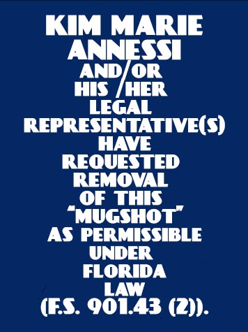  KIM MARIE ANNESSI Results from Palm Beach County Florida for  KIM MARIE ANNESSI
