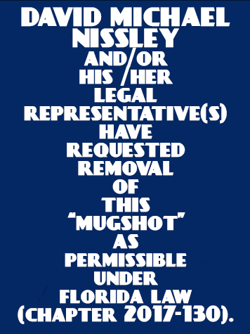  DAVID MICHAEL NISSLEY Results from Palm Beach County Florida for  DAVID MICHAEL NISSLEY