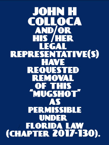 JOHN H COLLOCA Photos For  JOHN H COLLOCA  JOHN H COLLOCA Photo For  JOHN H COLLOCA