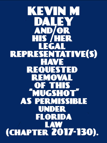  KEVIN M DALEY Results from Palm Beach County Florida for  KEVIN M DALEY