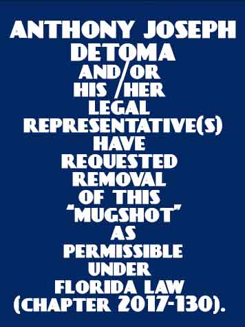  ANTHONY JOSEPH DETOMA Photo For  ANTHONY JOSEPH DETOMA
