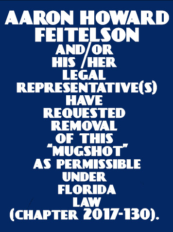  AARON HOWARD FEITELSON Resultados de la busqueda para Palm Beach County Florida para  AARON HOWARD FEITELSON