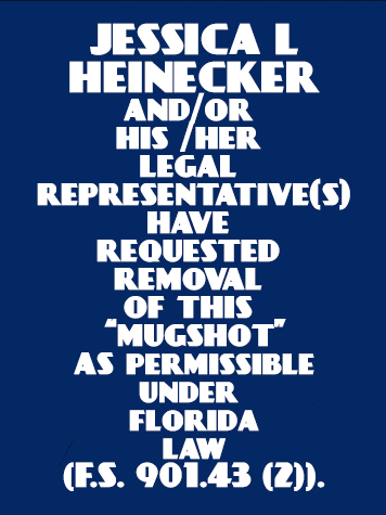  JESSICA L HEINECKER Results from Palm Beach County Florida for  JESSICA L HEINECKER