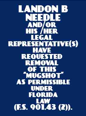  LANDON B NEEDLE Results from Palm Beach County Florida for  LANDON B NEEDLE
