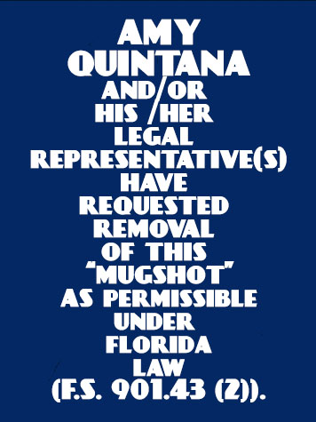  AMY QUINTANA Results from Palm Beach County Florida for  AMY QUINTANA