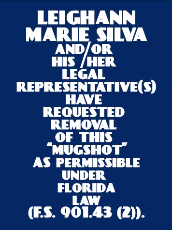  LEIGHANN MARIE SILVA Results from Palm Beach County Florida for  LEIGHANN MARIE SILVA
