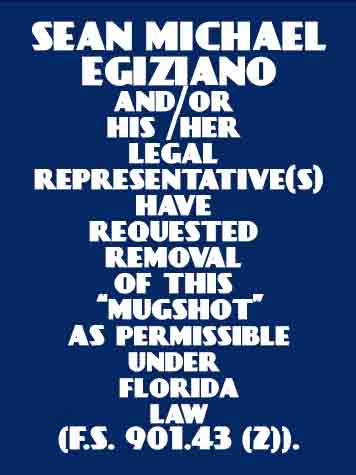  SEAN MICHAEL EGIZIANO Resultados de la busqueda para Palm Beach County Florida para  SEAN MICHAEL EGIZIANO