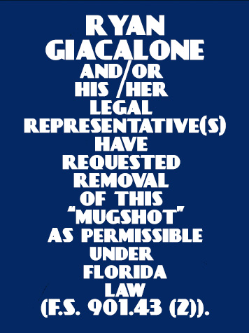  RYAN GIACALONE Results from Palm Beach County Florida for  RYAN GIACALONE