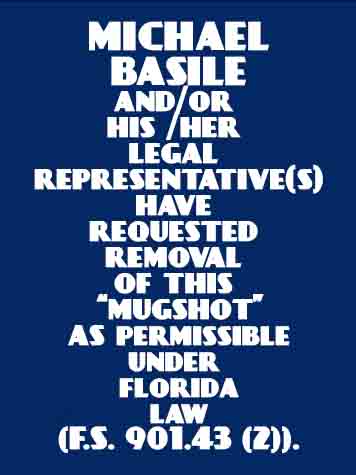  MICHAEL BASILE Results from Palm Beach County Florida for  MICHAEL BASILE