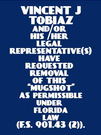  VINCENT J TOBIAZ Results from Palm Beach County Florida for  VINCENT J TOBIAZ