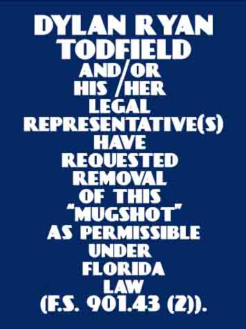  DYLAN RYAN TODFIELD Results from Palm Beach County Florida for  DYLAN RYAN TODFIELD